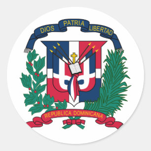 Adesivo Brasão da República Dominicana