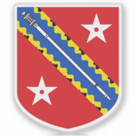 Adesivo Brasão de armas da cidade de Bangor, Gwynedd, País
