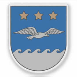 Adesivo Brasão de armas da cidade de Jūrmala, Letônia