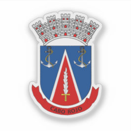 Adesivo Brasão de armas de Cabo Rojo, Porto Rico