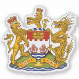 Adesivo Brasão de armas de Hong Kong (1995-1997)