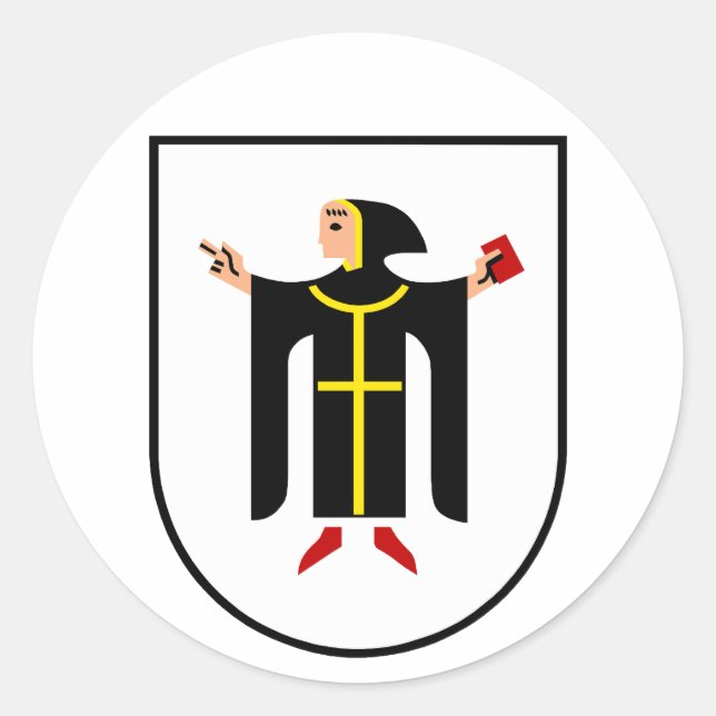 Adesivo Brasão de armas de Munique (Frente)