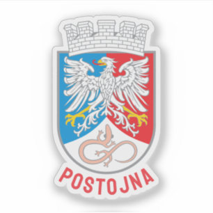 Adesivo Brasão de Armas de Postojna, Eslovênia