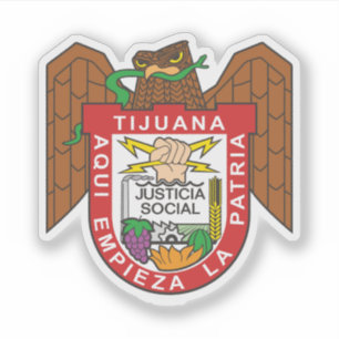 Adesivo Brasão de Armas de Tijuana, México