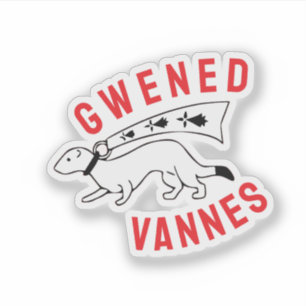 Adesivo Brasão de Armas de Vannes/ Gwened, França