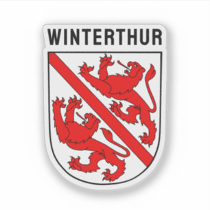 Adesivo Brasão de Armas de Winterthur, Suíça