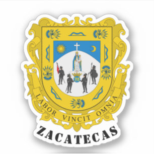 Adesivo Brasão de Armas de Zacatecas, México