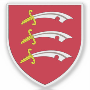 Adesivo Brasão de armas do condado de Essex, Inglaterra