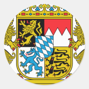 Adesivo Brasão de Baviera (Alemanha)