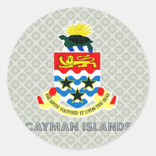 Adesivo Brasão de Cayman Islands