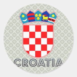 Adesivo Brasão de Croatia