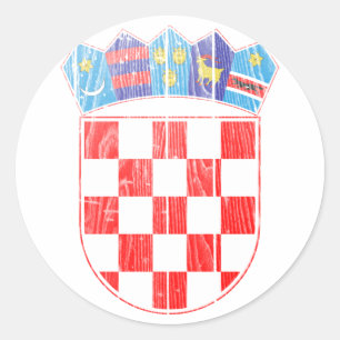 Adesivo Brasão de Croatia