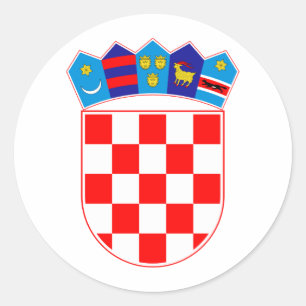 Adesivo Brasão de Croatia