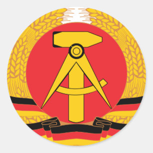 Adesivo Brasão de East Germany
