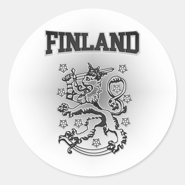 Adesivo Brasão de Finlandia (Frente)