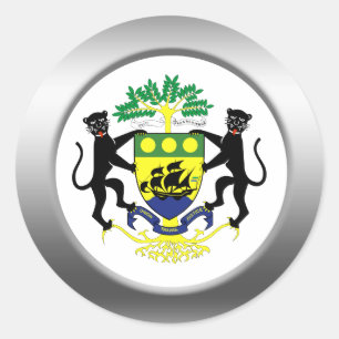 Adesivo Brasão de Gabon