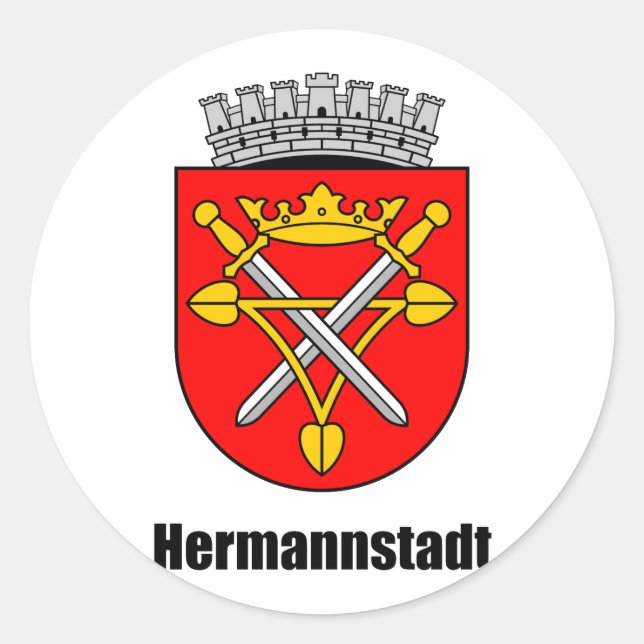 Adesivo Brasão de Hermannstadt (Frente)