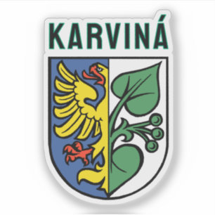 Adesivo Brasão de Karviná, República Tcheca