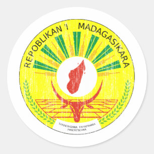 Adesivo Brasão de Madagascar