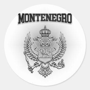 Adesivo Brasão de Montenegro