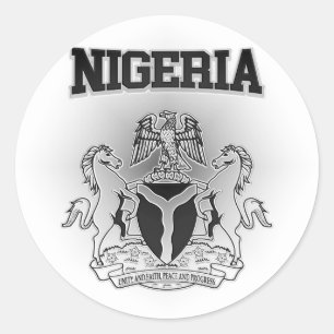 Adesivo Brasão de Nigéria