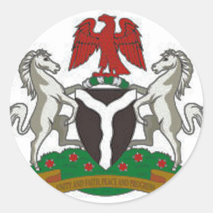 Adesivo Brasão de Nigéria