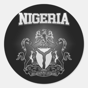 Adesivo Brasão de Nigéria