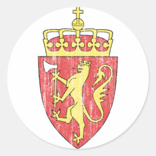 Adesivo Brasão de Noruega