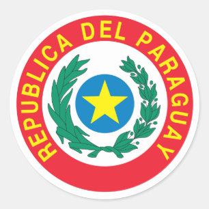 Adesivo Brasão de Paraguai