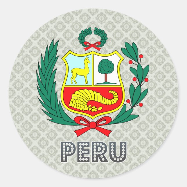 Adesivo Brasão de Peru (Frente)