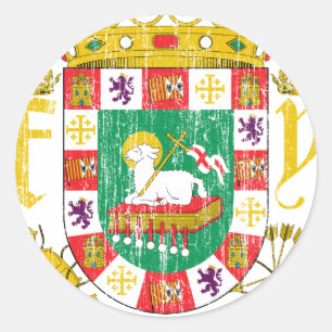 Adesivo Brasão de Puerto Rico