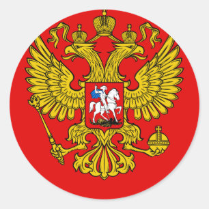Adesivo Brasão de Rússia