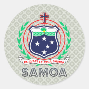 Adesivo Brasão de Samoa