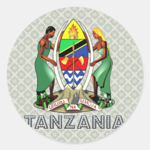 Adesivo Brasão de Tanzânia