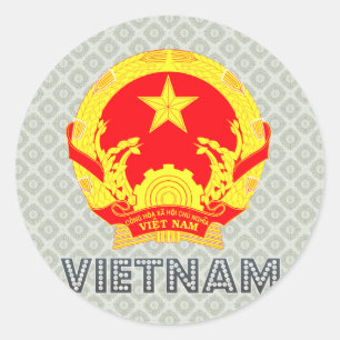 Adesivo Brasão de Vietnam