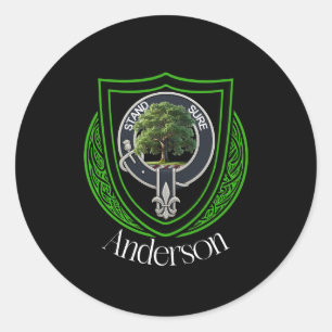 Adesivo Brasão do Clã Escocês Anderson
