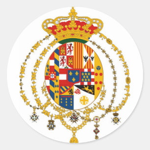 Adesivo Brasão do reino dos dois Sicilies