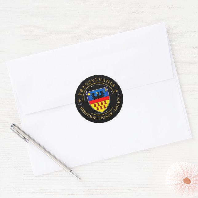 Adesivo Brasão dos Saxões Transilvanos (Envelope)