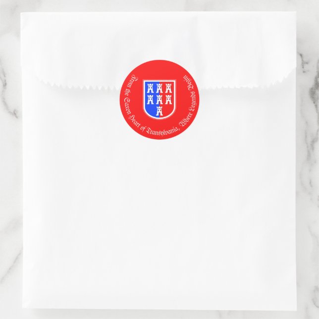 Adesivo Brasão dos Saxões Transilvanos (Bolsa)