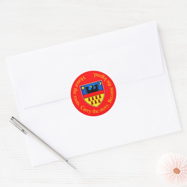 Adesivo Brasão dos Saxões Transilvanos (Envelope)