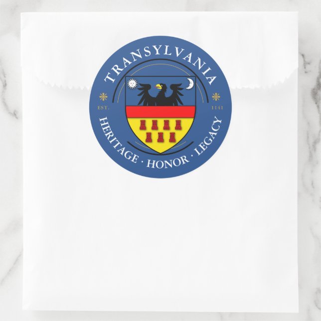 Adesivo Brasão dos Saxões Transilvanos (Bolsa)