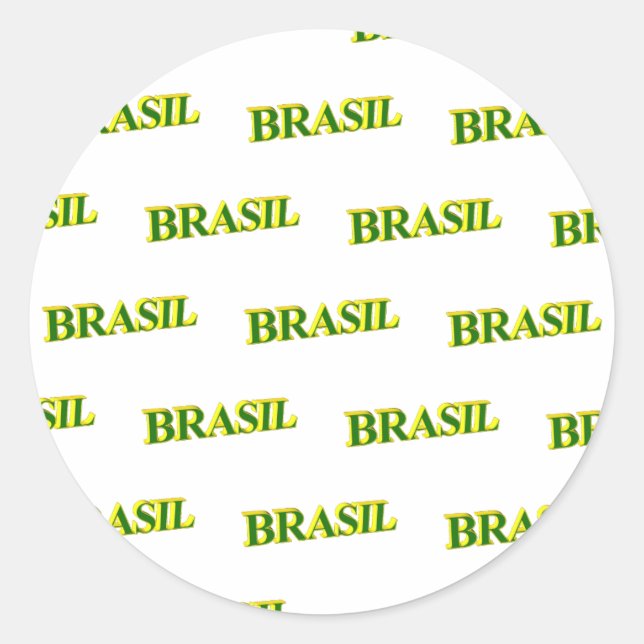 Adesivo Brasil 3D (Frente)