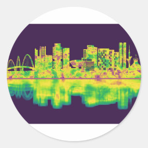 Adesivo Brasília Brasil Skyline
