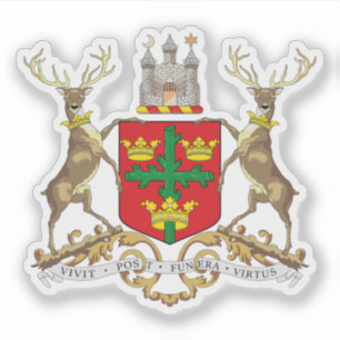 Adesivo Brasões de armas da cidade de Nottingham, Inglater