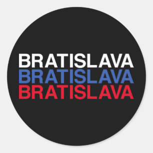 Adesivo BRATISLAVA Bandeira eslovaca