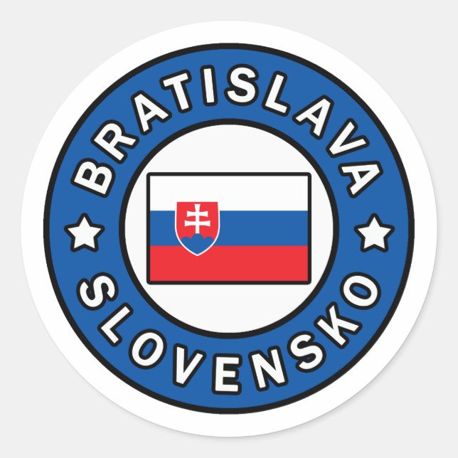 Adesivo Bratislava Slovensko (Frente)