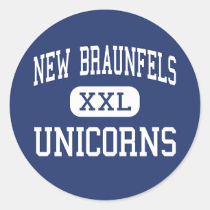 Adesivo Braunfels novo - unicórnios - alto - Braunfels