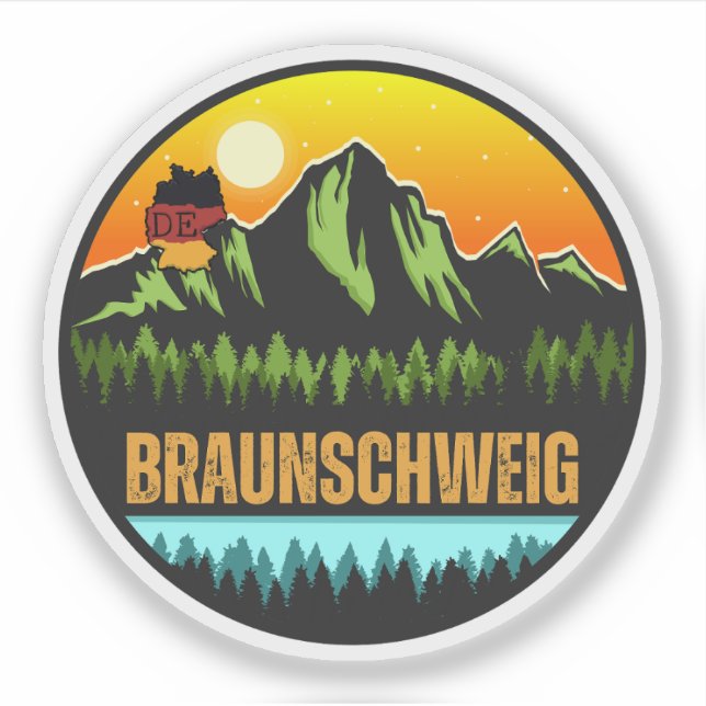 Adesivo Braunschweig, Alemanha (Frente)