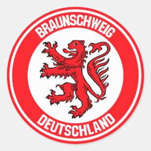 Adesivo Braunschweig Round Emblem
