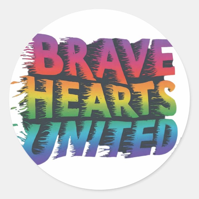 Adesivo Brave Hearts United (Frente)